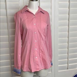 Tommy Hilfiger Pink button down size M top